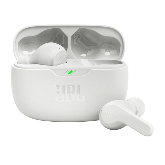 JBL Vibe Beam - White - True wireless earbuds - Hero
